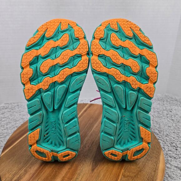 Hoka One One Womens 6B Rincon 3 Phlox Pink Atlantis Athletic Gym Running Shoe - Picture 8 of 12